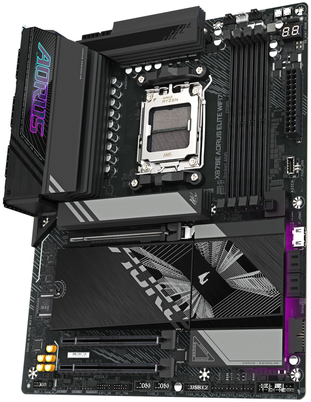 Материнская плата GIGABYTE X870E AORUS ELITE WIFI7 купить,NaN