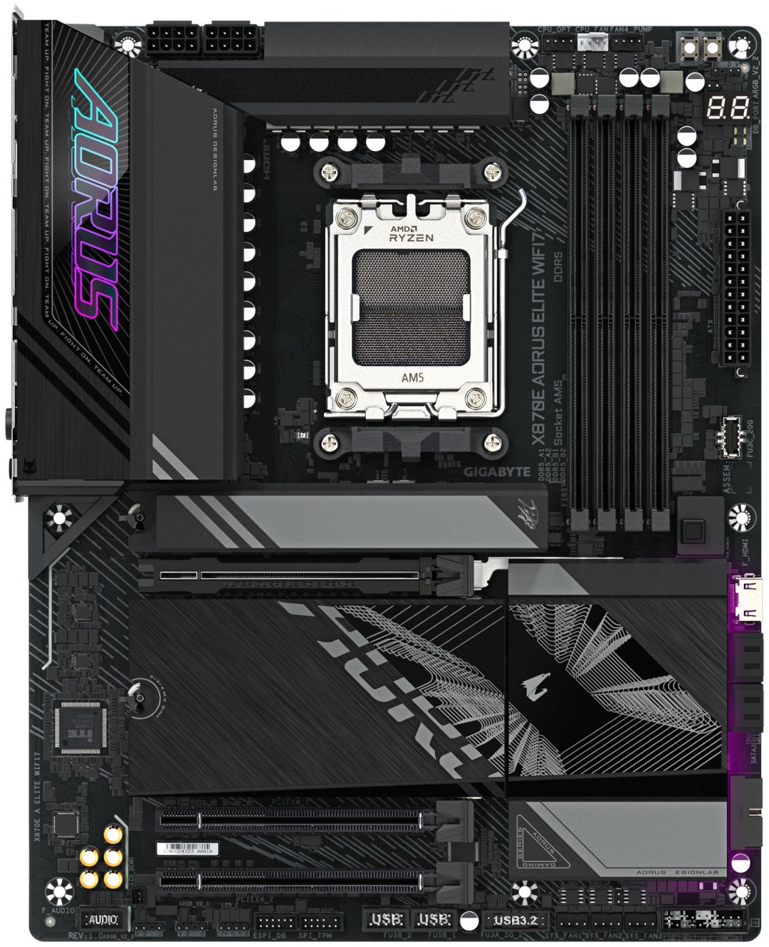 Материнская плата GIGABYTE X870E AORUS ELITE WIFI7 купить,NaN