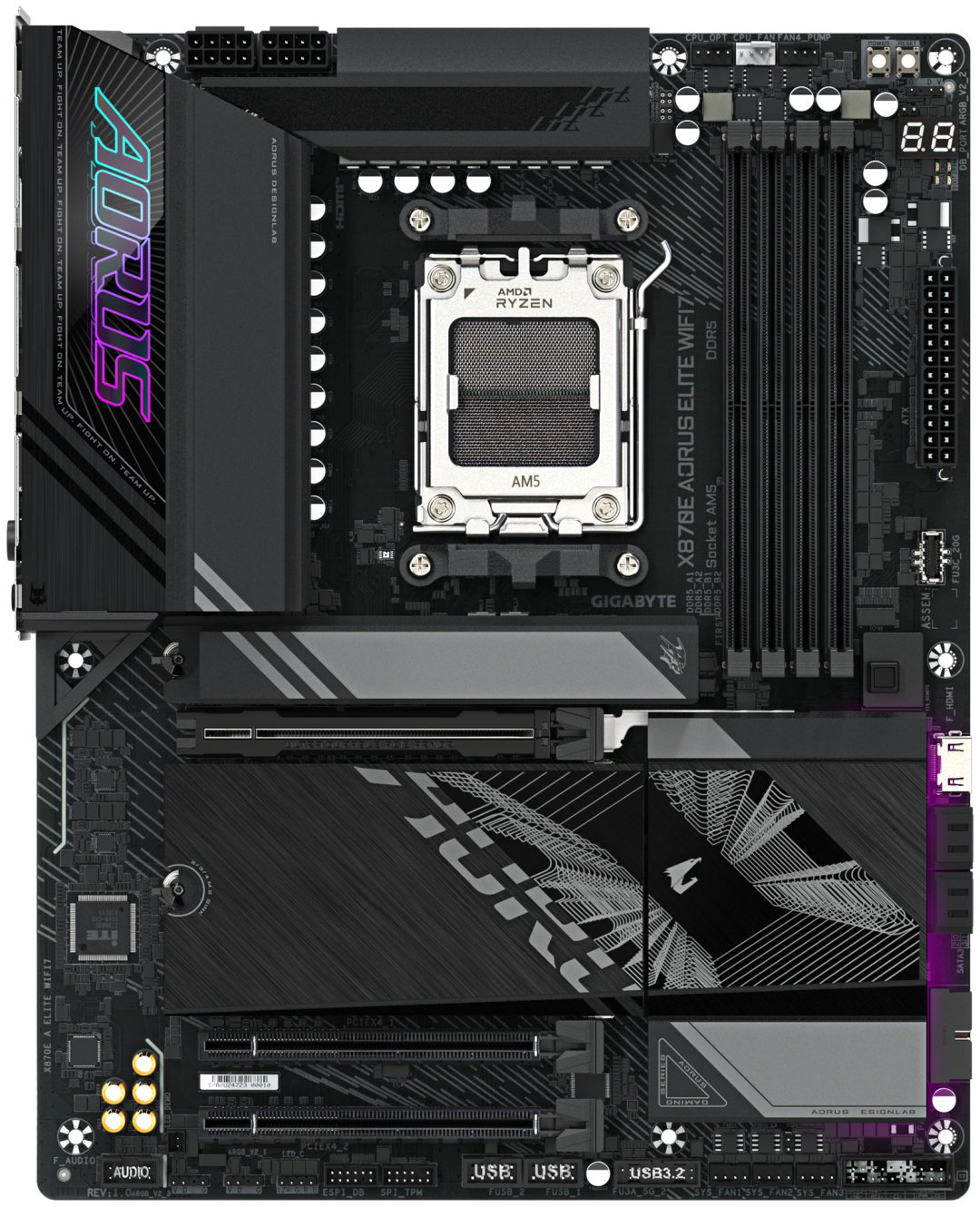 Материнская плата GIGABYTE X870E AORUS ELITE WIFI7 купить,NaN