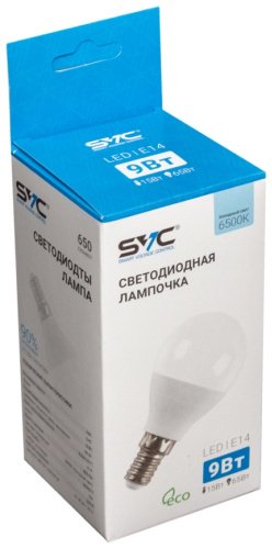 Лампочка SVC G45-9W-E14-6500K 9W E14 1 шт