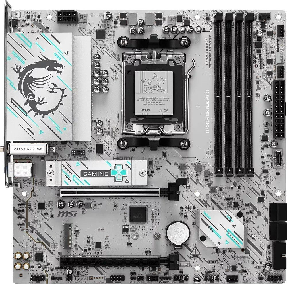 Материнская плата MSI B840M GAMING PLUS WIFI6E