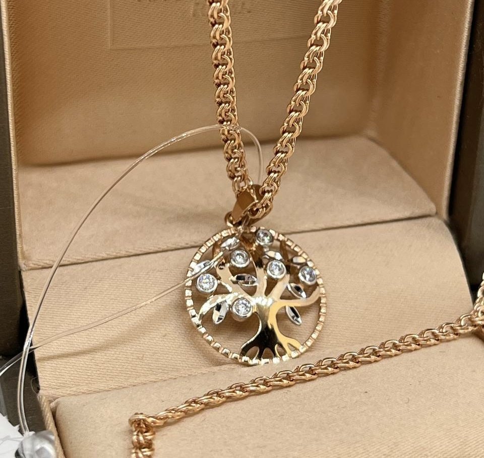 Exclusive Gold Aij284 вес 4.15 г золото, фианит купить,308450