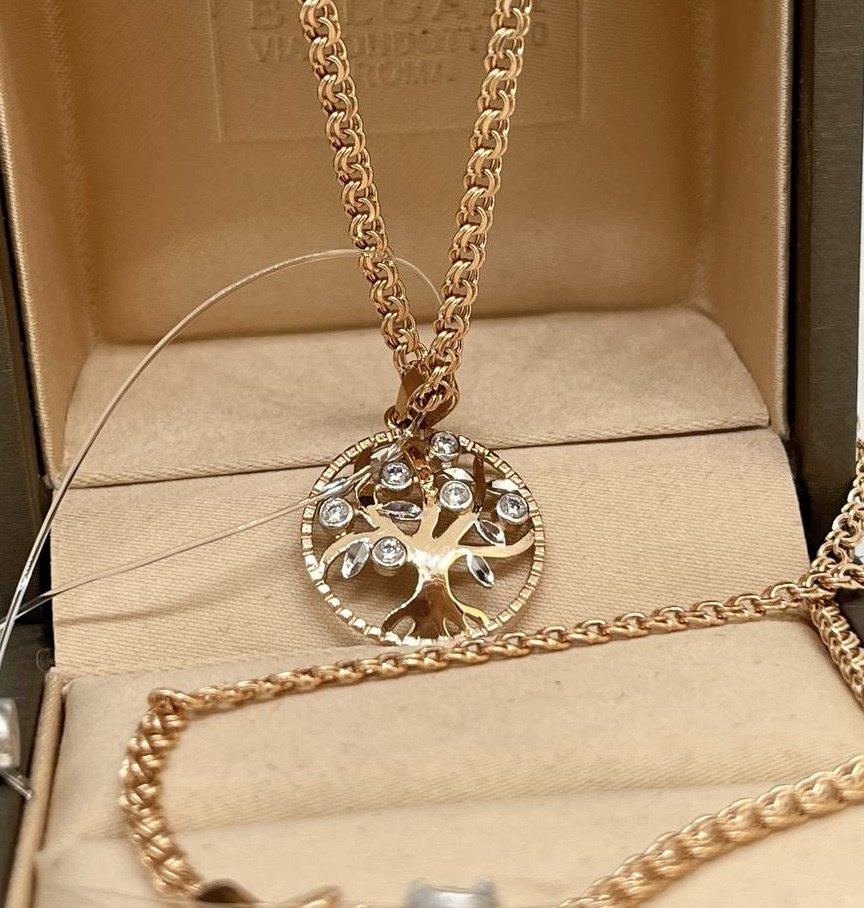 Exclusive Gold Aij284 вес 4.15 г золото, фианит купить,308450