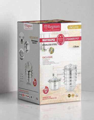 Regnum мантоварка Exclusive RGN-D28ST01 нержавеющая сталь 10.2 л - ForteMarket Regnum мантоварка Exclusive RGN-D28ST01 нержавеющая сталь 10.2 л купить,37990