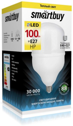 Лампочка Smartbuy SBL-HP-100-4K-E27 100W E27 1 шт купить,NaN