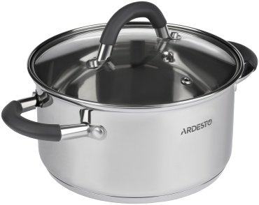 Ardesto кастрюля Gemini Salerno AR1908CS сталь 0.8 л купить,NaN