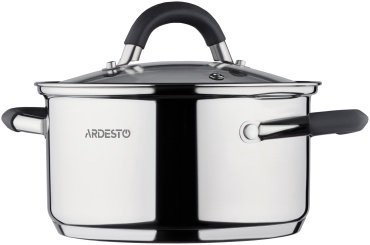 Ardesto кастрюля Gemini Salerno AR1908CS сталь 0.8 л купить,NaN