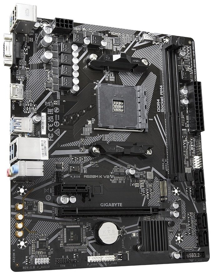 Материнская плата GIGABYTE A520M K V2