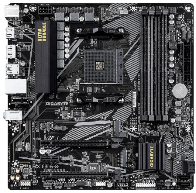 Материнская плата GIGABYTE B550M DS3H R2 купить,NaN