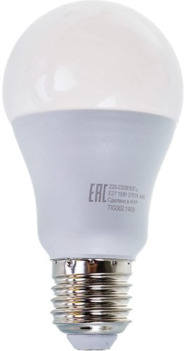 Лампочка Eurolux LL-E A60 15W 230 2.7K E27 купить,NaN