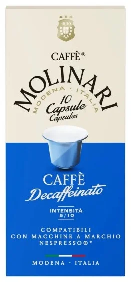 Кофе Caffe Molinari Decaffeinato 10шт - ForteMarket Кофе Caffe Molinari Decaffeinato 10шт купить,3960