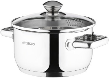 ARDESTO кастрюля AR2825CS сталь 2.5 л