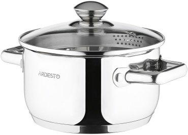 ARDESTO кастрюля AR2825CS сталь 2.5 л
