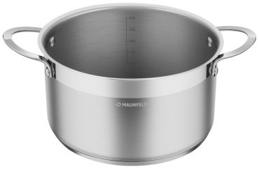 MAUNFELD кастрюля MCS33S07 нержавеющая сталь 3.3 л купить,NaN