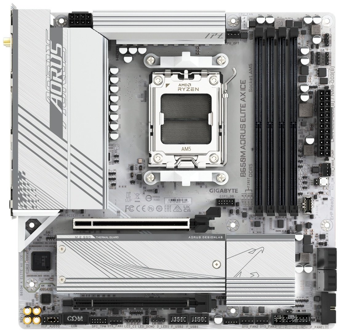 Материнская плата GIGABYTE B650M Aorus Elite AX ICE