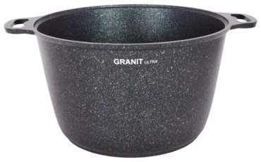 Kukmara кастрюля Granit Ultra Blue алюминий 10 л купить,NaN