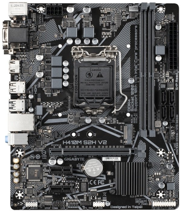 Материнская плата GIGABYTE H410M S2H V2