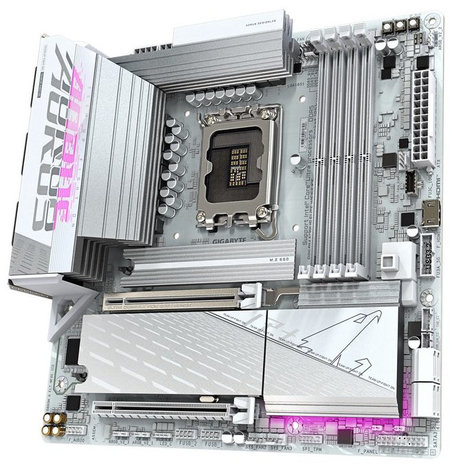 Материнская плата GIGABYTE B860M AORUS ELITE WIFI6E ICE REV1.0 - ForteMarket Материнская плата GIGABYTE B860M AORUS ELITE WIFI6E ICE REV1.0 купить,125368