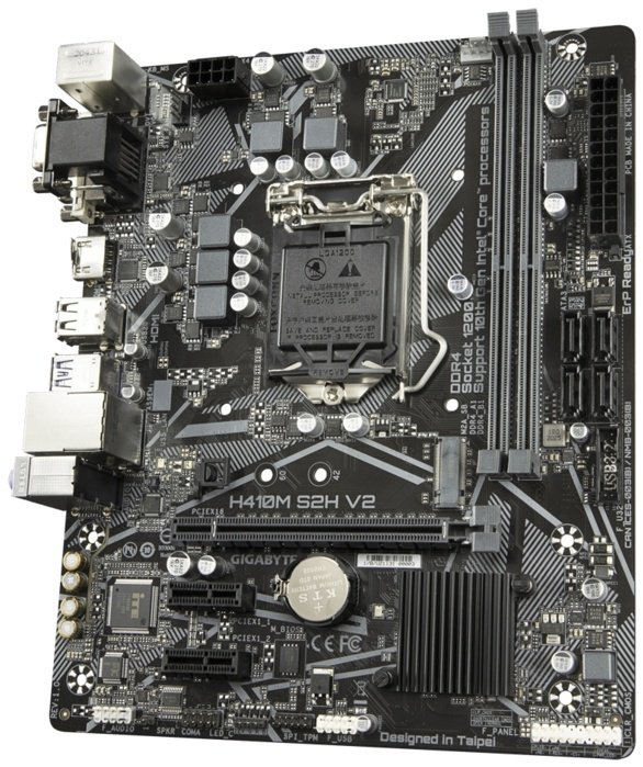 Материнская плата GIGABYTE H410M S2H V2 купить,NaN