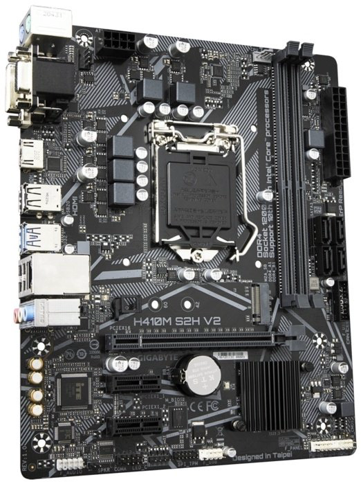 Материнская плата GIGABYTE H410M S2H V2 купить,NaN