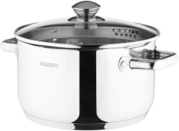 ARDESTO кастрюля AR2847CS сталь 4.7 л купить,NaN