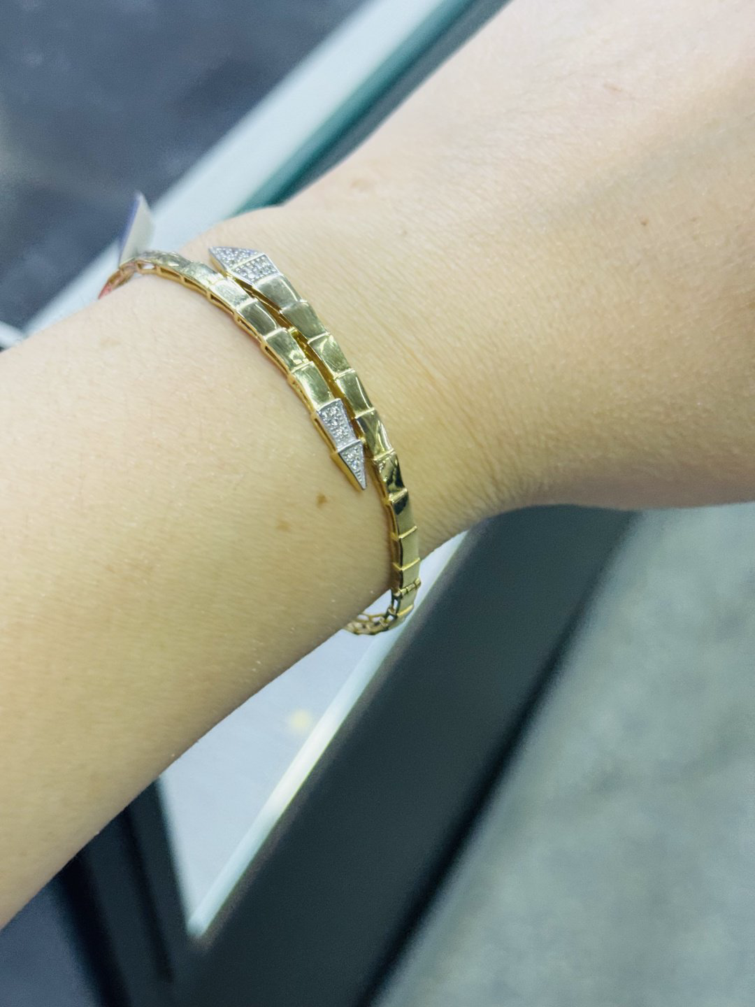 Браслет Exclusive Gold Aij163 длина 18.5 см, вес 7.18 г золото, плетение обод купить,NaN
