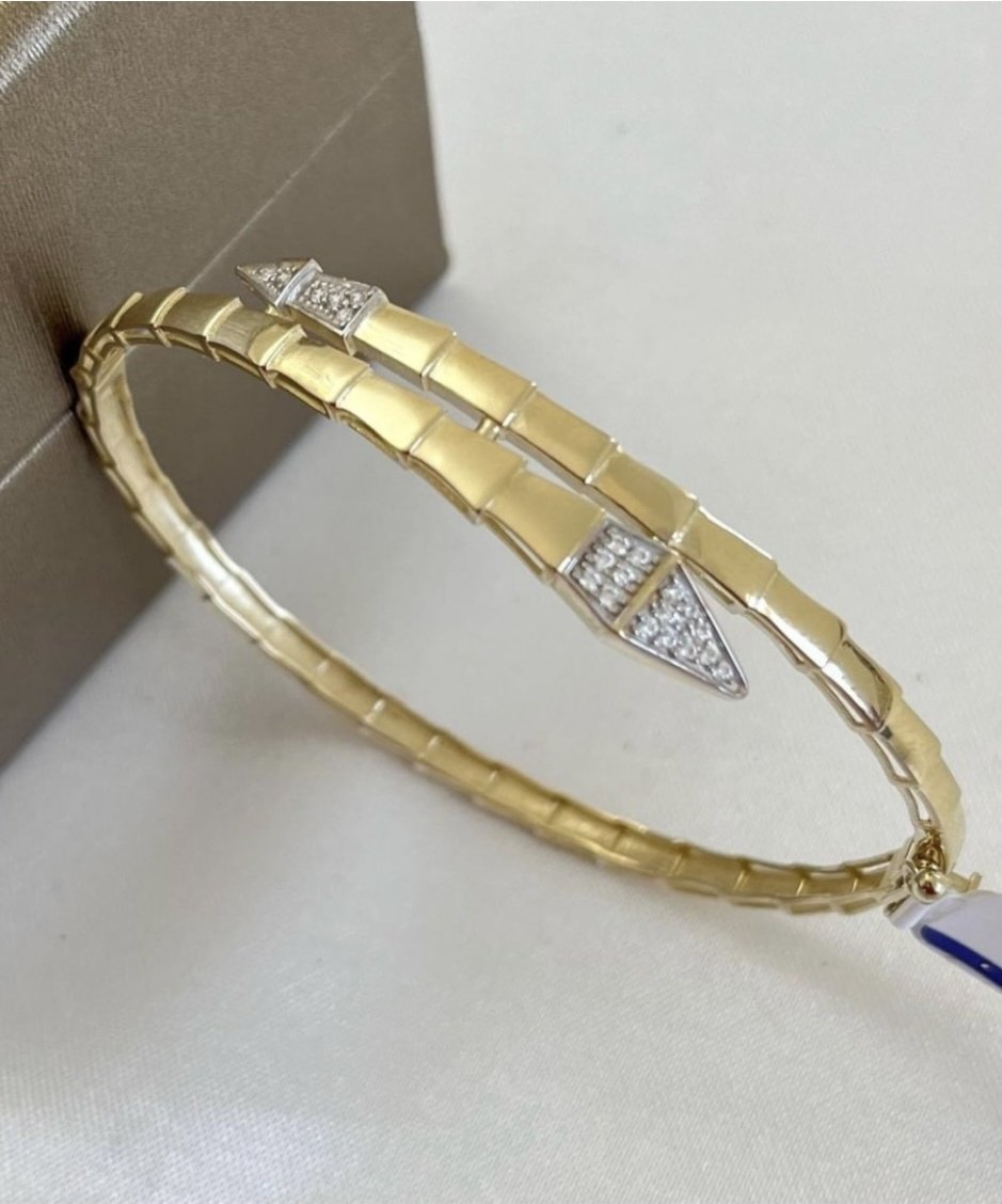 Браслет Exclusive Gold Aij175 длина 19 см, вес 718 г золото, плетение обод купить,576000