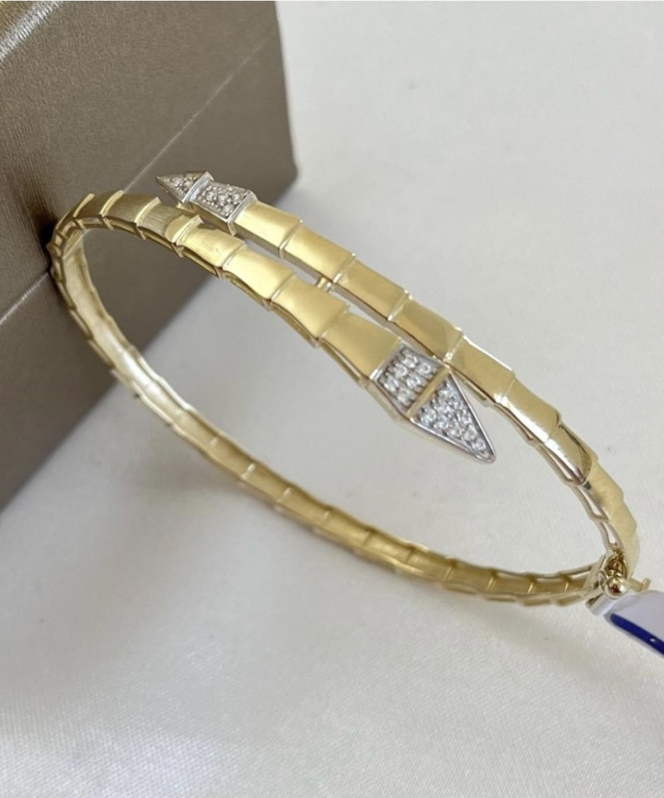 Браслет Exclusive Gold Aij175 длина 19 см, вес 718 г золото, плетение обод купить,576000