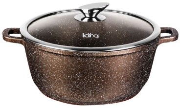 LARA кастрюля Rio Choco LR02-204 алюминий 4.2 л купить,14700