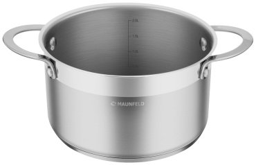 MAUNFELD кастрюля MCS25S07 нержавеющая сталь 2.5 л купить,NaN