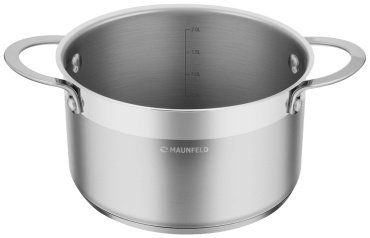 MAUNFELD кастрюля MCS25S07 нержавеющая сталь 2.5 л купить,NaN
