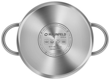 MAUNFELD кастрюля MCS25S07 нержавеющая сталь 2.5 л купить,NaN
