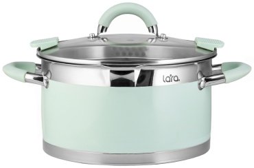 LARA кастрюля LR02-541 нержавеющая сталь 2.4 л купить,NaN