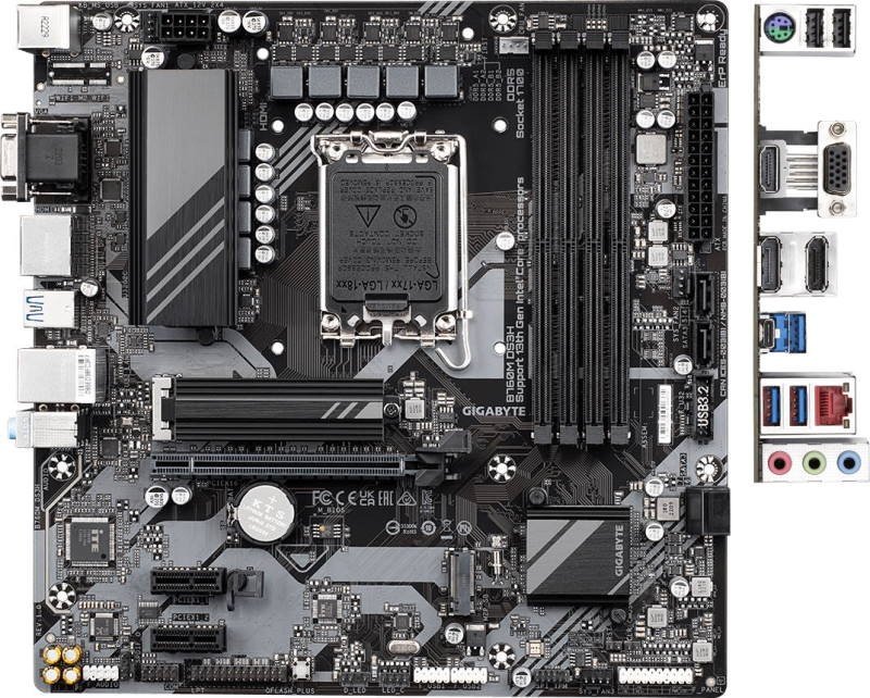 Материнская плата GIGABYTE B760M DS3H