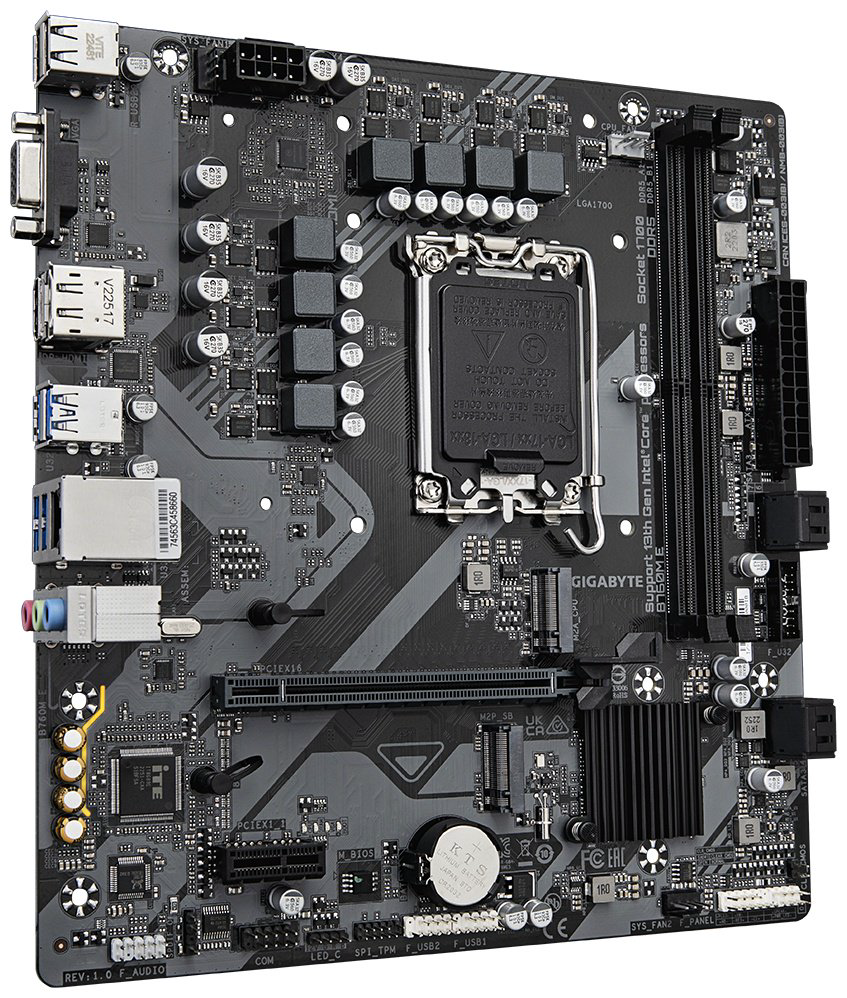Материнская плата GIGABYTE B760M E - ForteMarket Материнская плата GIGABYTE B760M E купить,57469