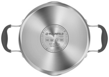 MAUNFELD кастрюля MCS31S08GR нержавеющая сталь 3.1 л купить,NaN
