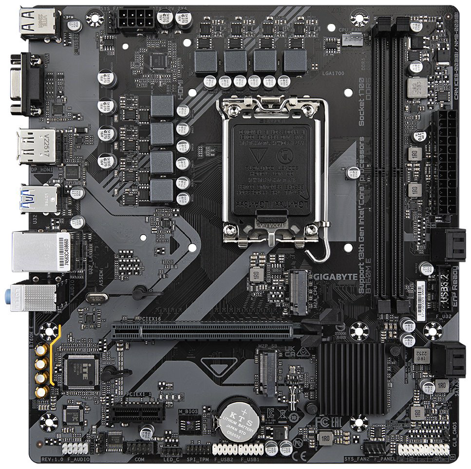 Материнская плата GIGABYTE B760M E - ForteMarket Материнская плата GIGABYTE B760M E купить,57469