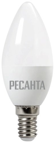 Лампочка Ресанта LL-R C37 5W E14 1 шт
