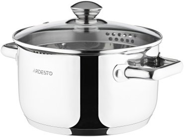 ARDESTO кастрюля AR2836CS сталь 3.6 л купить,NaN