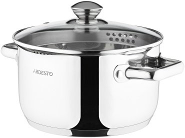 ARDESTO кастрюля AR2836CS сталь 3.6 л купить,NaN