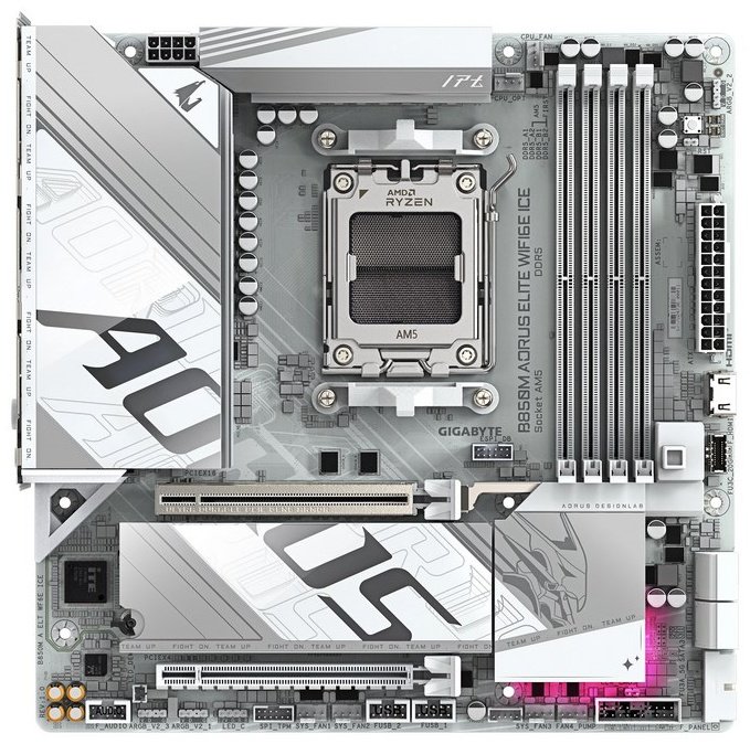 Материнская плата GIGABYTE B850M Aorus Elite WiFi6E ICE купить,NaN