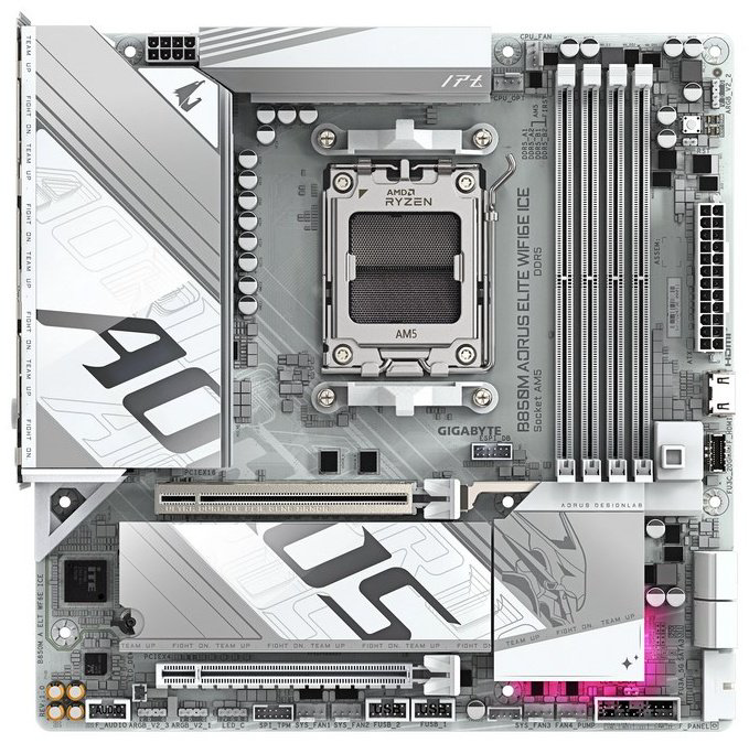 Материнская плата GIGABYTE B850M Aorus Elite WiFi6E ICE купить,NaN