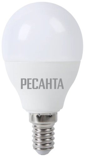 Лампочка Ресанта LL-R G45 7W 230 4K E14 7W E14 1 шт