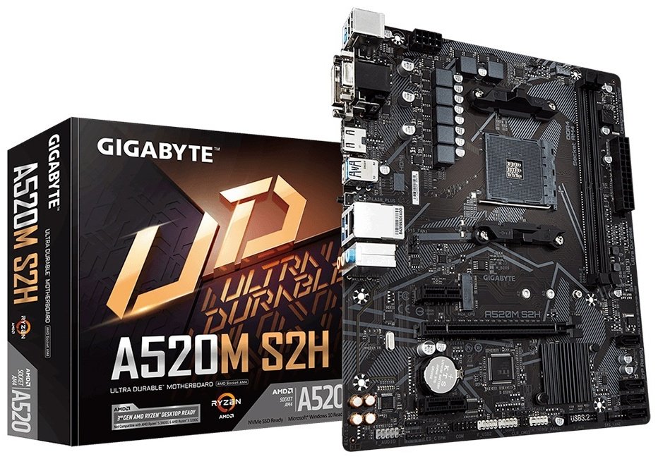 Материнская плата GIGABYTE A520M S2H купить,38994