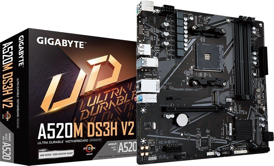 Материнская плата GIGABYTE A520M DS3H V2 купить,33124