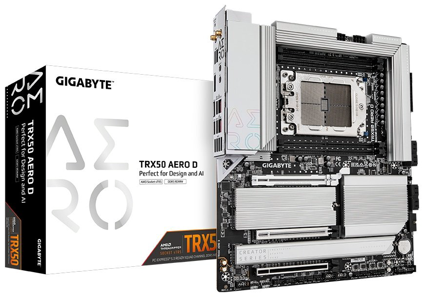 Материнская плата GIGABYTE TRX50 AERO D купить,NaN