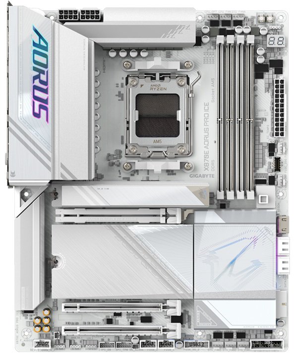 Материнская плата GIGABYTE X870E AORUS PRO ICE