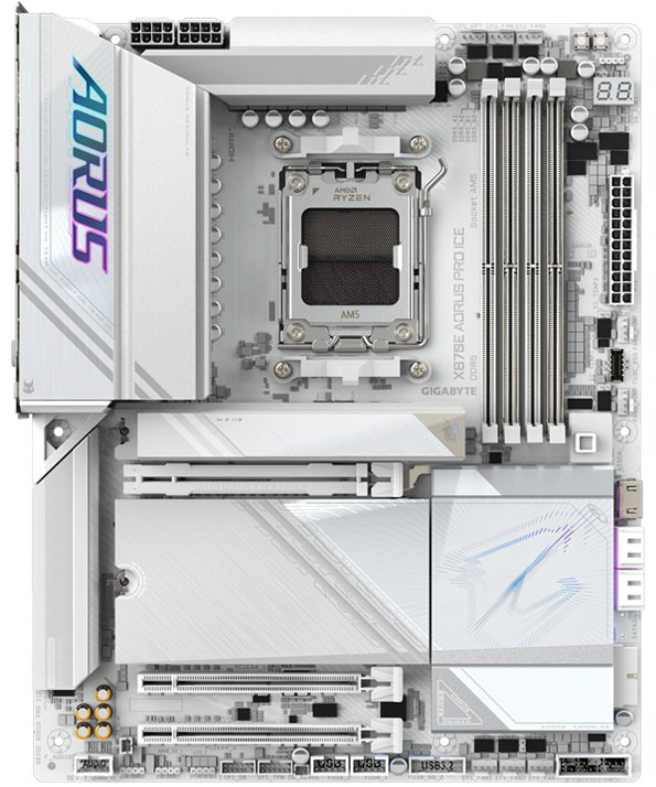 Материнская плата GIGABYTE X870E AORUS PRO ICE
