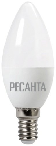 Лампочка Ресанта LL-R-C37-6W-230-4K-E14 1 шт