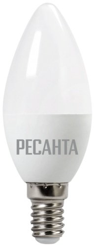 Лампочка Ресанта LL-R-C37-6W-230-4K-E14 1 шт купить,NaN